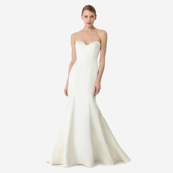 Reem Acra Dresses & Skirts - Reem Acra Strapless Ivory Wedding Dress